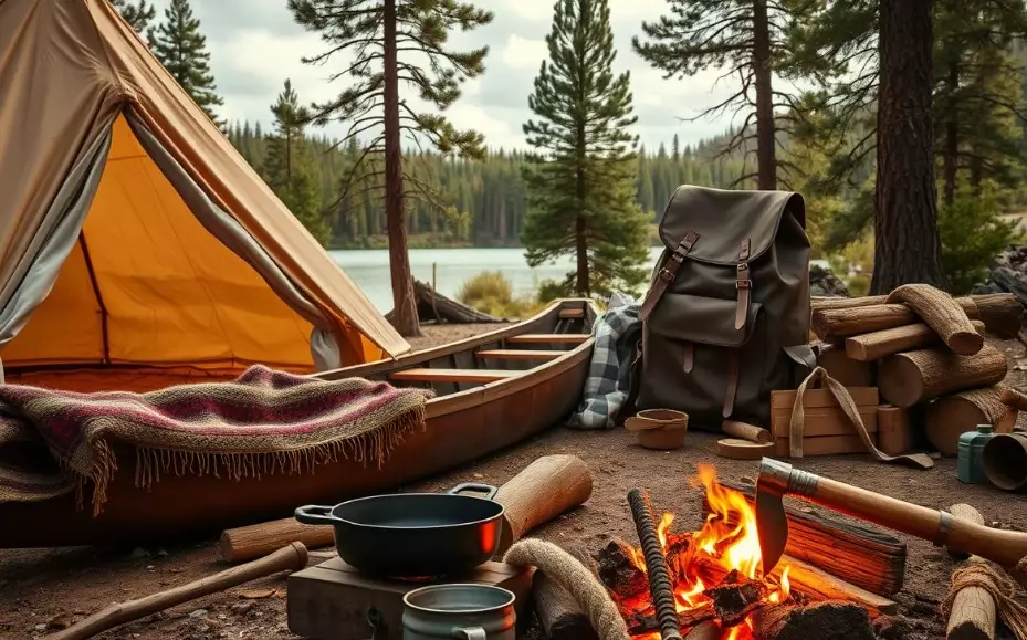 primitive camping gear