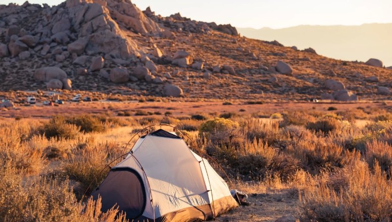 dispersed camping California
