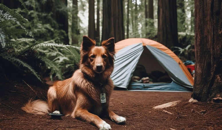 camping with dogs