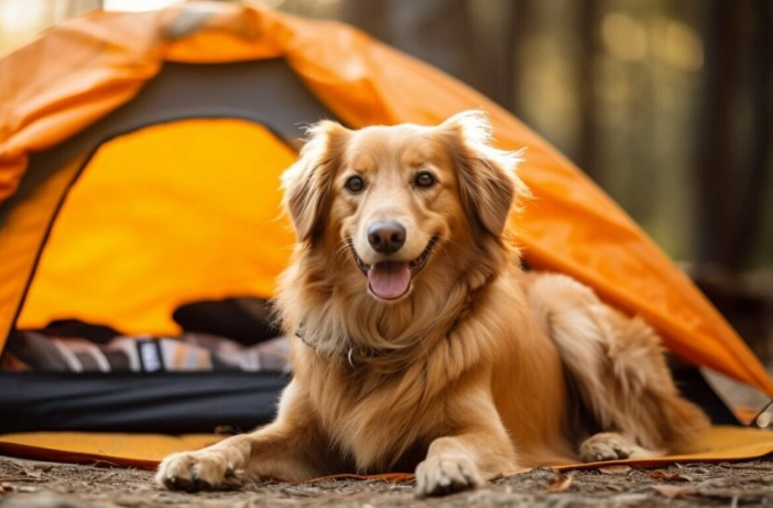 camping with dogs