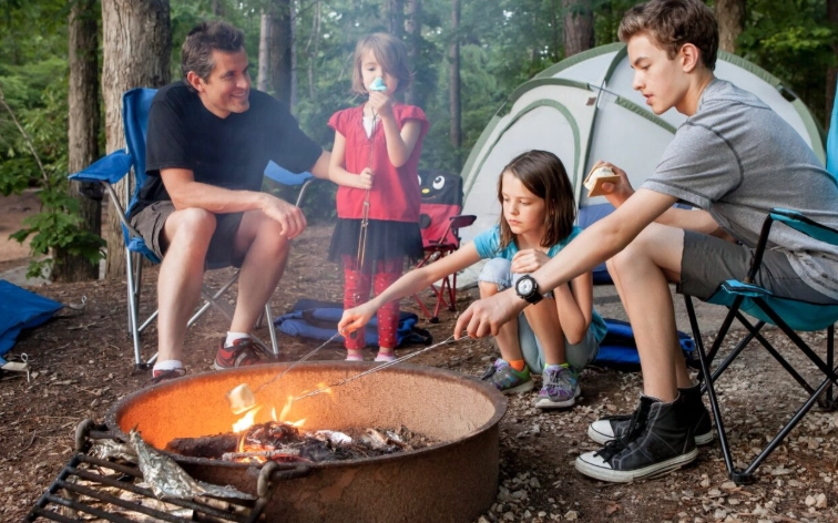 camping with kids benefits