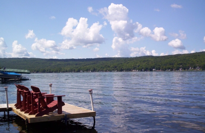 camping at Honeoye Lake