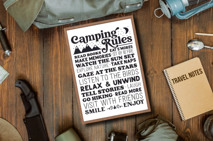 222 rule camping