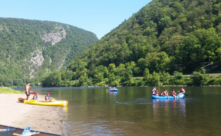 Delaware River camping