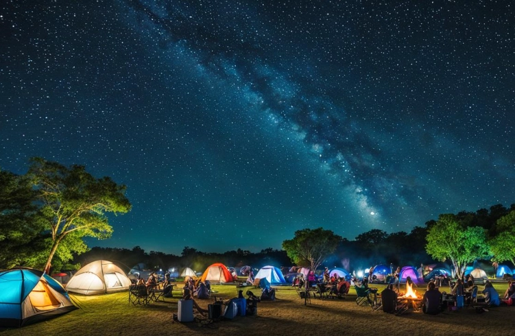 music festival camping