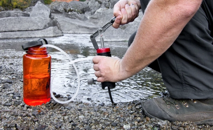 portable water filter pump