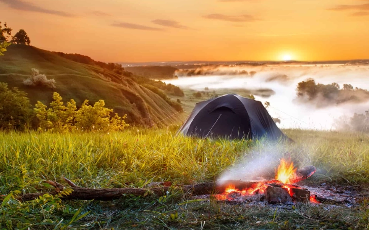 What is meant by dispersed camping?
