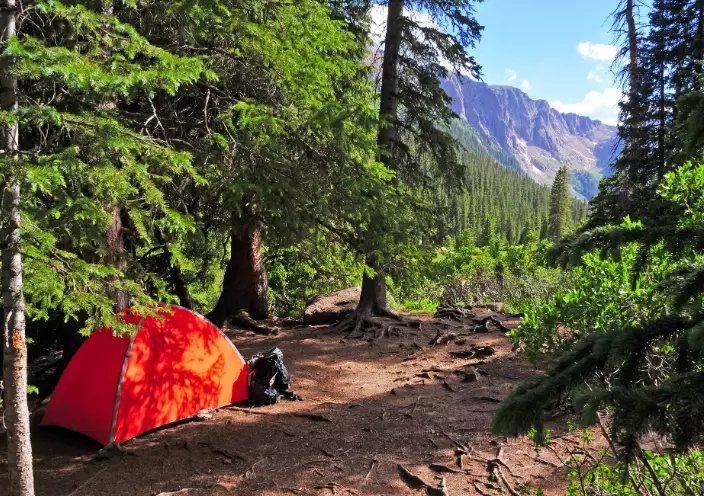 dispersed camping spots