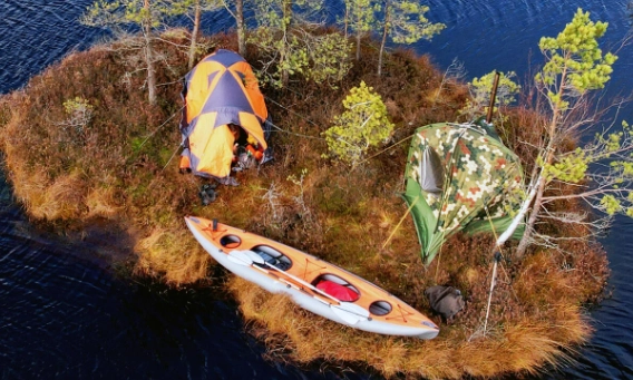 best kayak camping trips