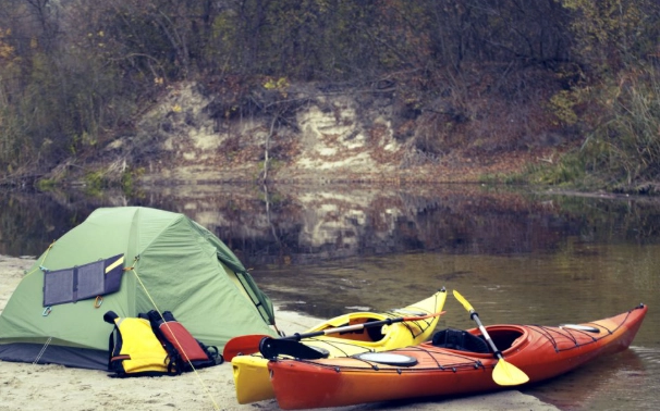 kayak camping gear