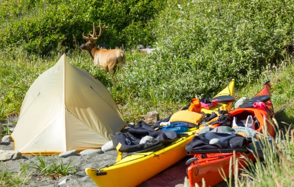 kayak camping gear
