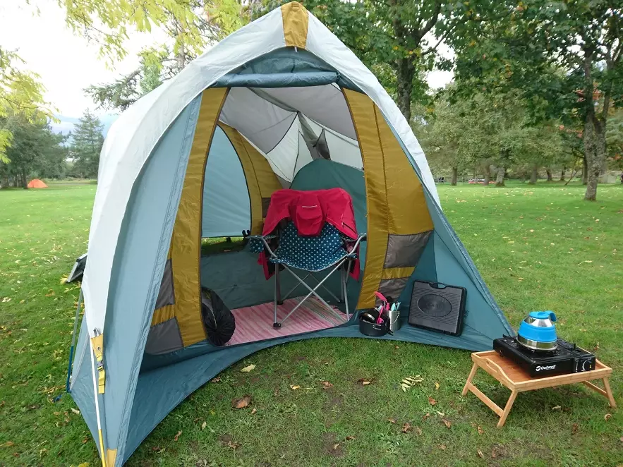 how to camp cheap