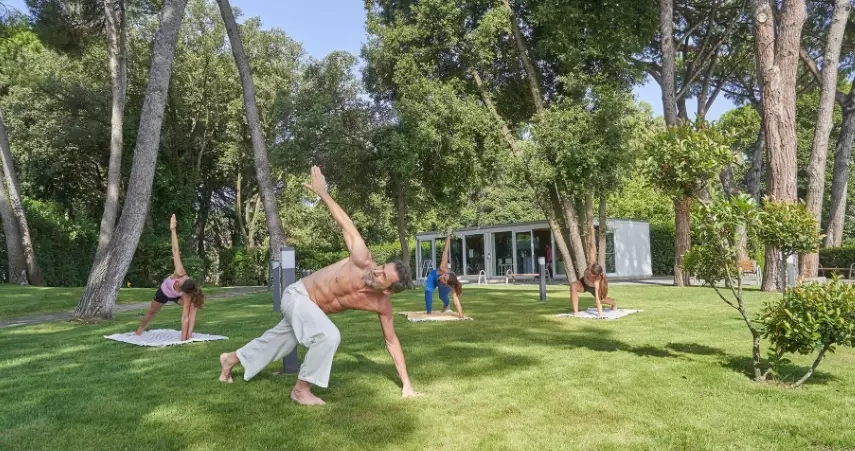 outdoor exercise while camping