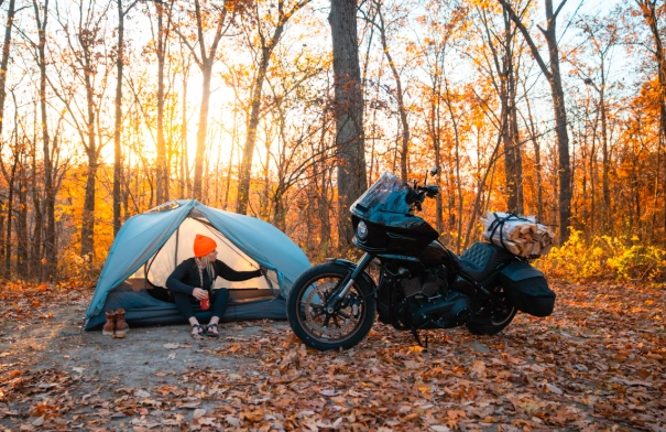motorcycle camping tips