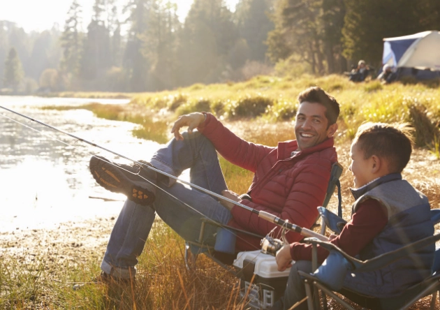 best camping and fishing spots