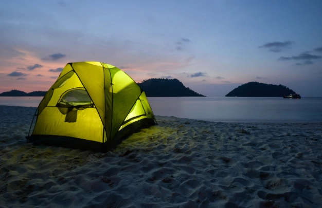 best island camping spots
