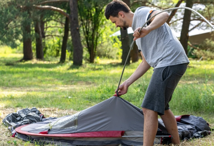how to set up a tent how to set up a tent