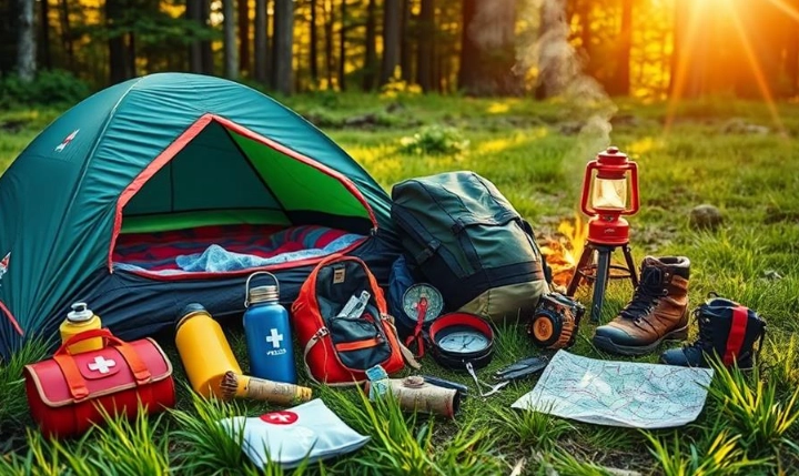 summer camping gear