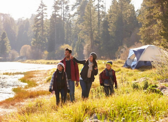 spring camping ideas