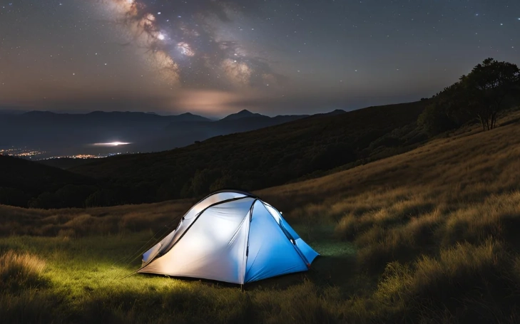 stargazing camping