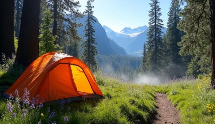 spring camping ideas