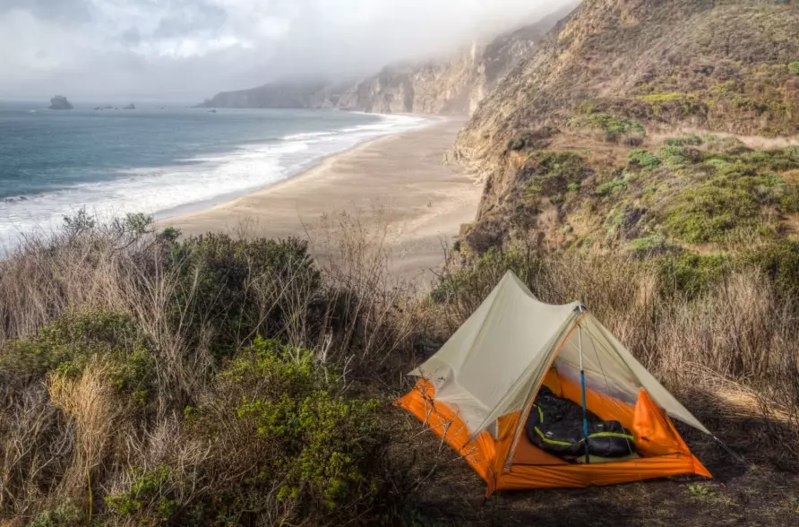 beach camping sites