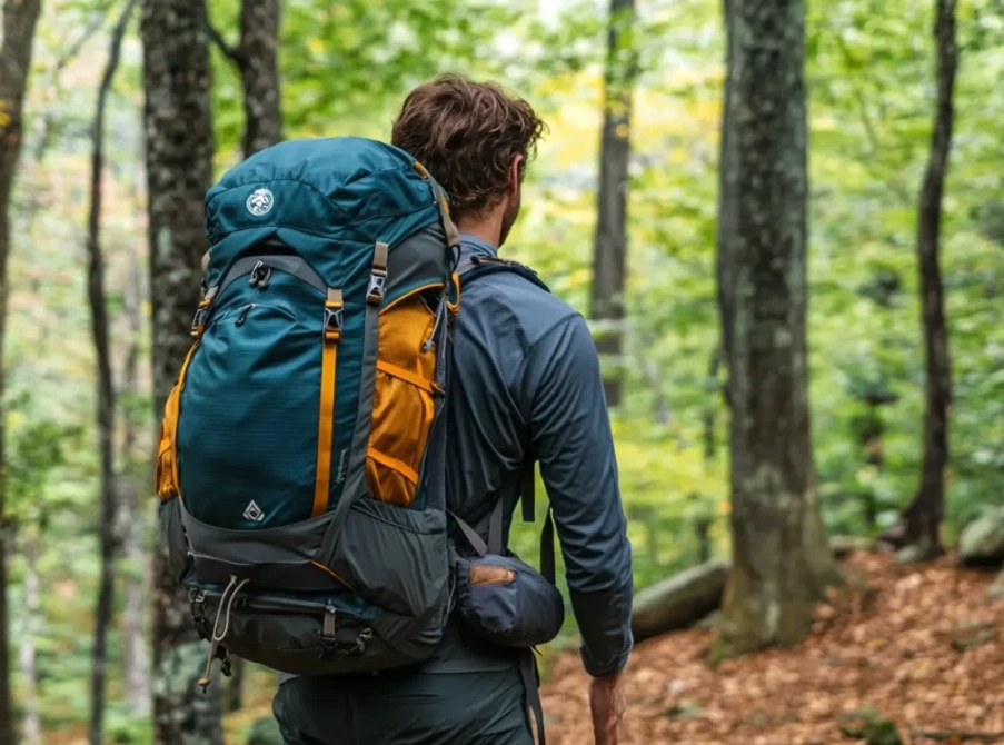 camping backpack selection