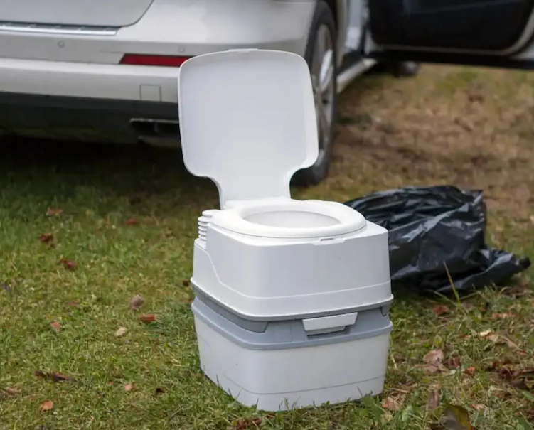 portable camping toilet