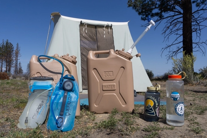 camping water storage containers