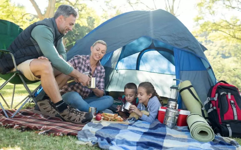 camping with kids