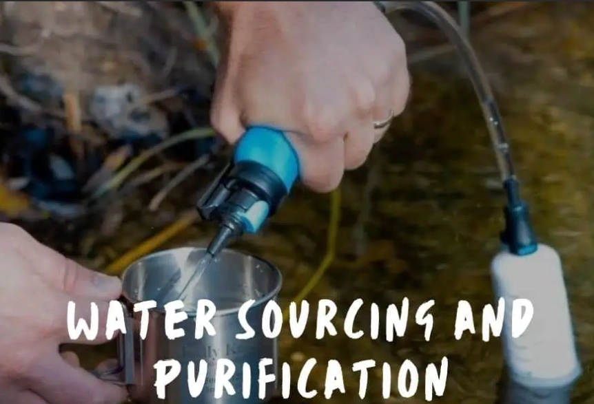 how to find water when camping