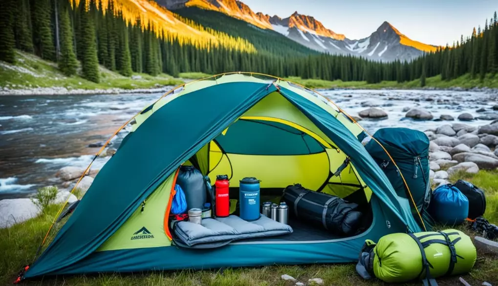 lightweight camping equipment