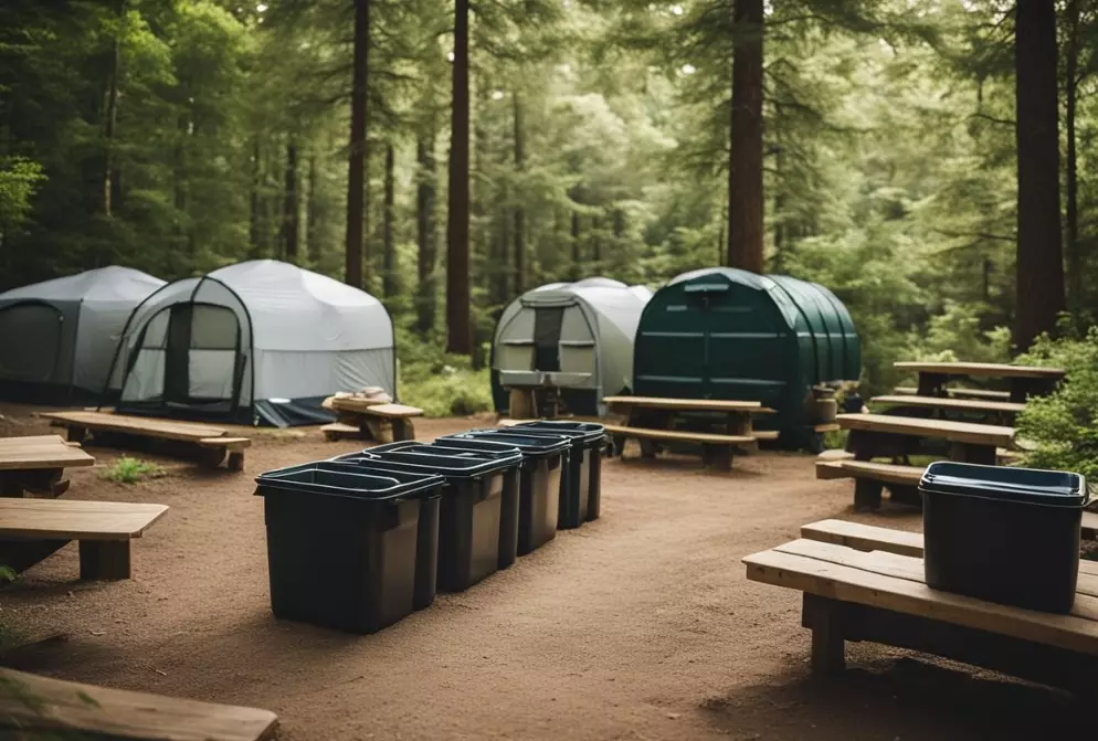 how to compost while camping