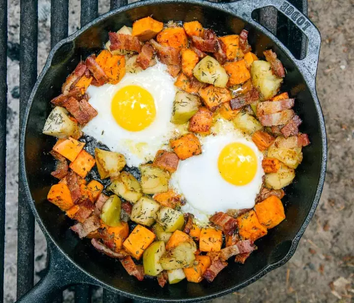 make ahead camping breakfast