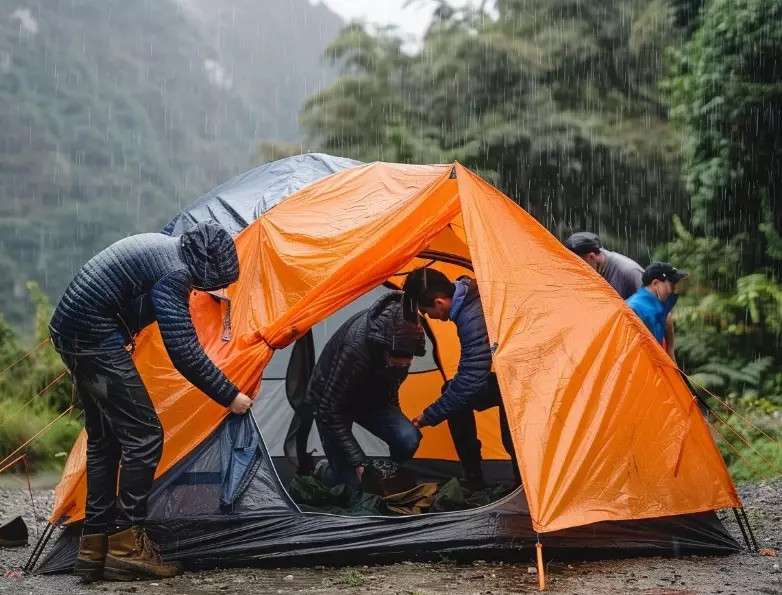 camping weather preparation