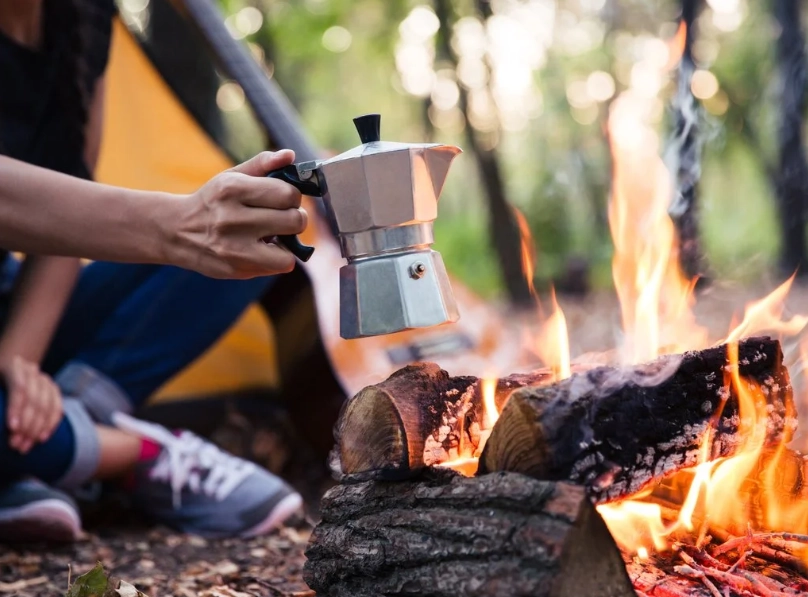 how to make coffee while camping