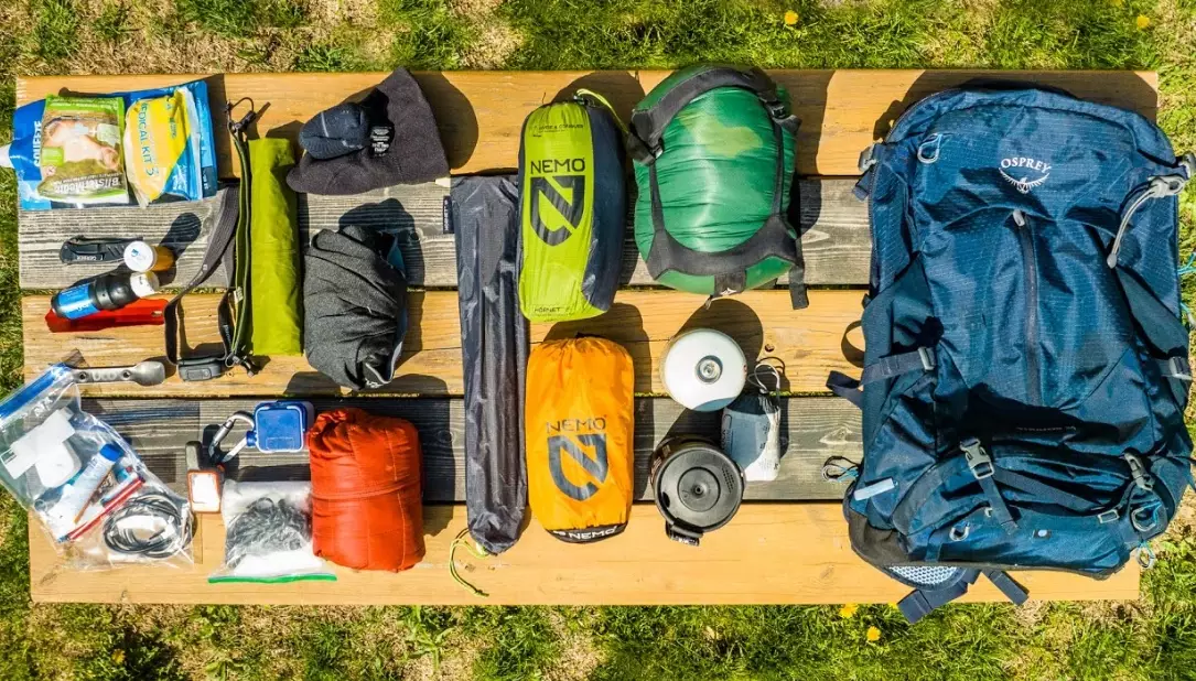 camping backpack packing list